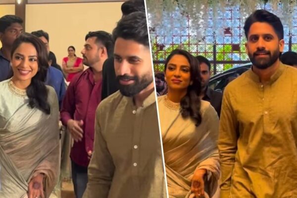 Couple Goals: सोभिता धुलिपाला-नागा चैतन्य का कार्तिक-हर्षिता की सगाई में बेहतरीन अंदाज | देखें