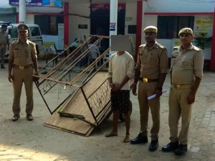 प्रयागराज: करंट से किशोर की मौत, आरोपी गिरफ्तार:पुलिस के सामने कबूला गुनाह, ठेलिया भी बरामद