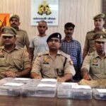एटा में अवैध हथियार फैक्ट्री का खुलासा, 2 आरोपी गिरफ्तार:7 तमंचा और हथियार बनाने के उपकरण जब्त